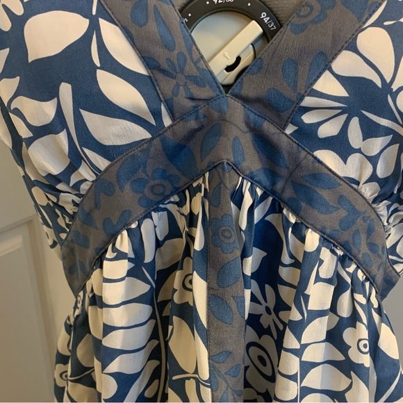 Walter Halter Style Floral Top in Silk, Size Large - Picture 6 of 6